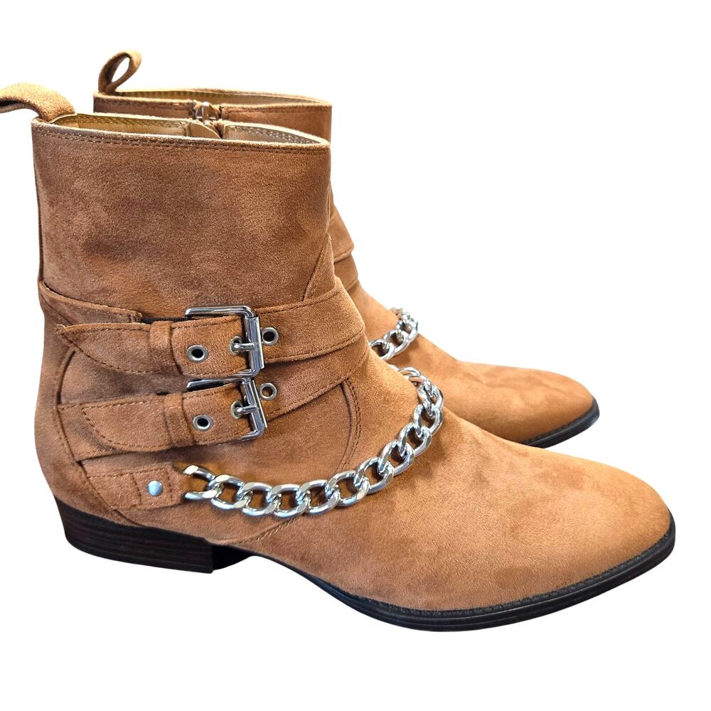 Multropoliton View Men's 10.5 Western Boots With Chain 10 1/2 Shoes
